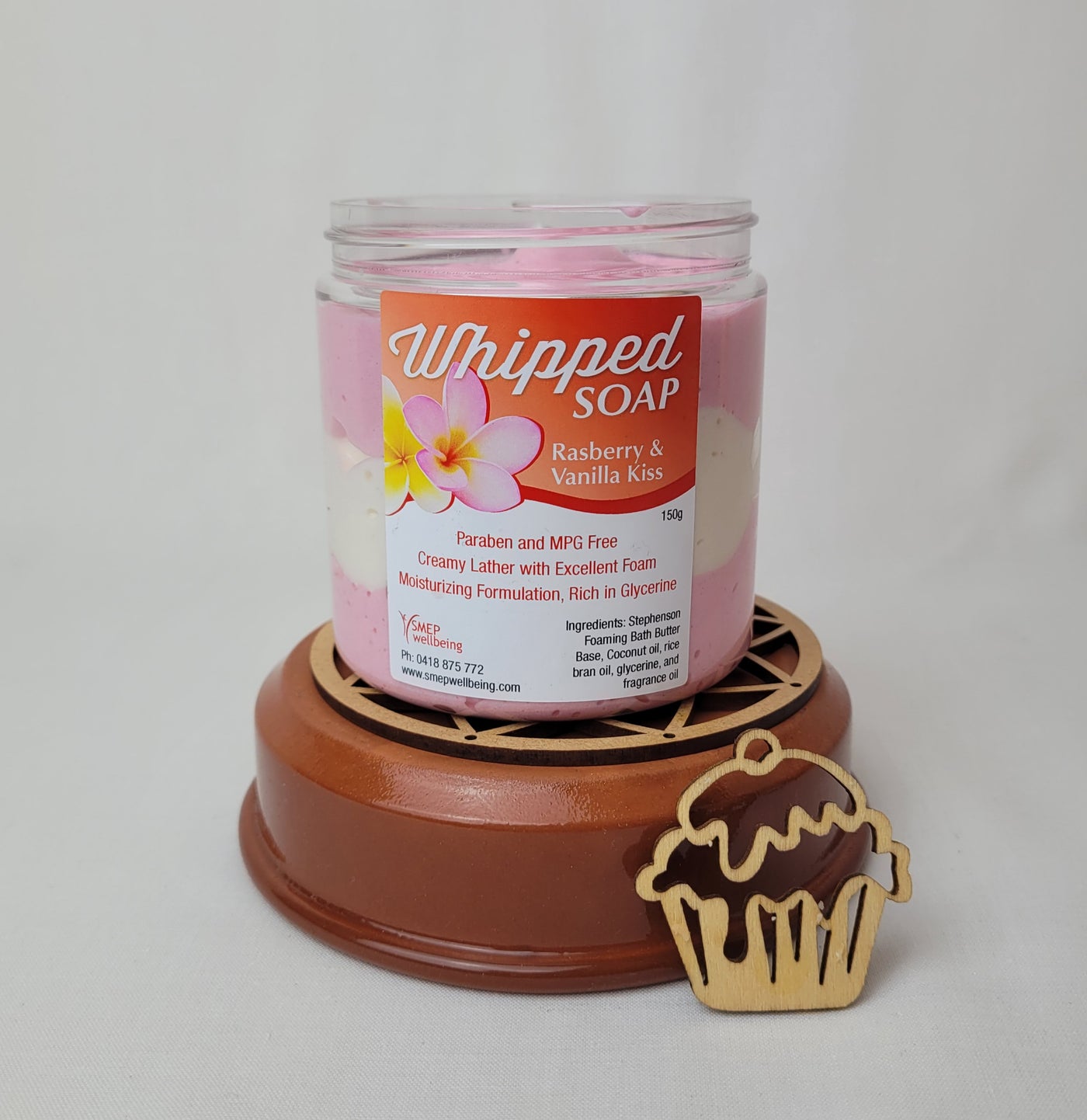 Raspberry & Vanilla Kisses - Whipped Soap